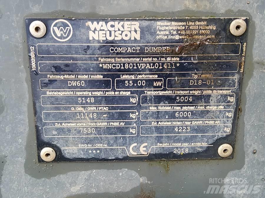 Wacker Neuson DW 60 Mini pašizgāzēji