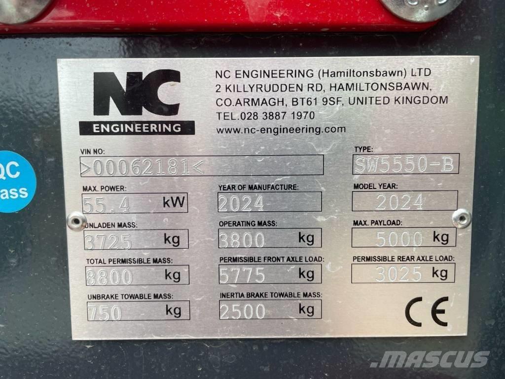  Dumper NC SW5550-B Artikulētie pašizgāzēji