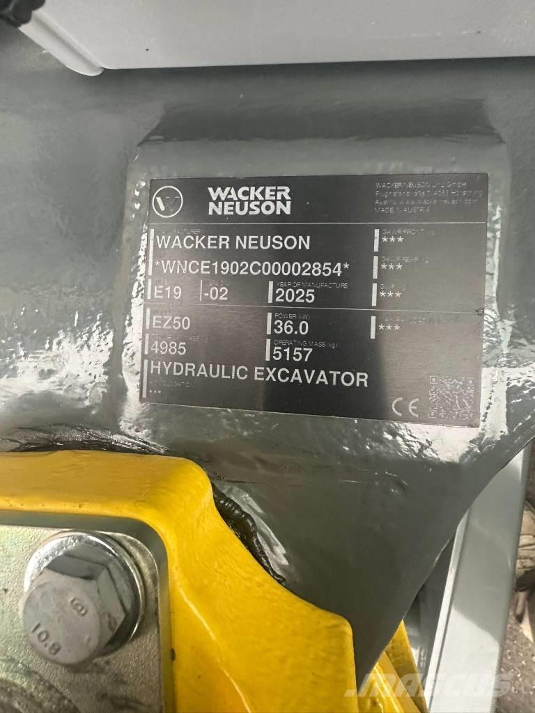 Wacker Neuson EZ 50 Mini ekskavatori < 7 t
