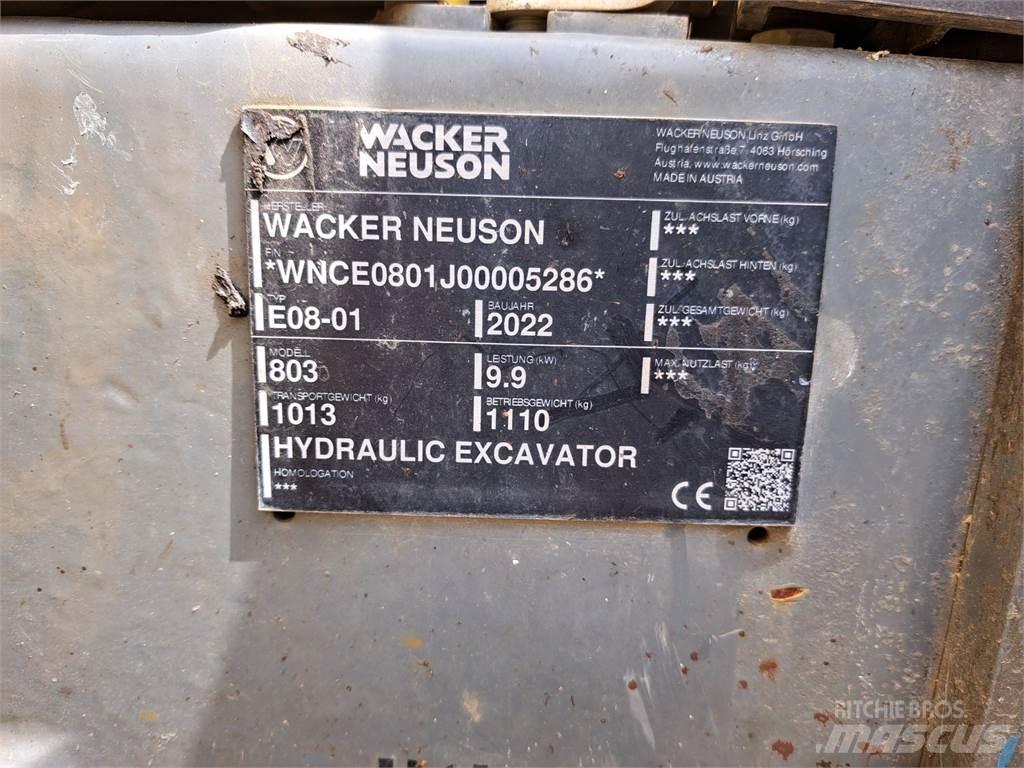 Wacker Neuson 803 Kāpurķēžu ekskavatori