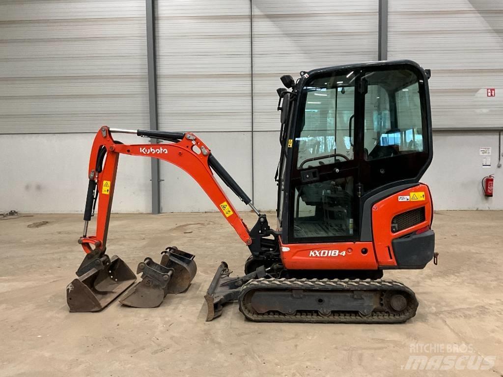 Kubota KX 018-4 Mini ekskavatori < 7 t