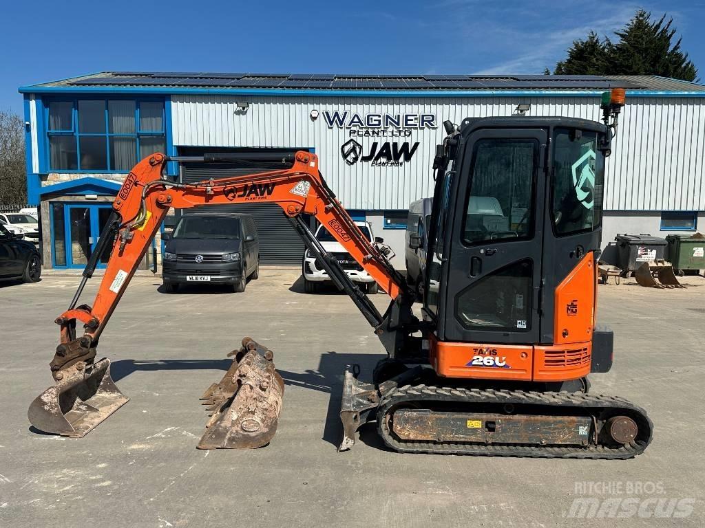 Hitachi ZX 26 U-6 Mini ekskavatori < 7 t