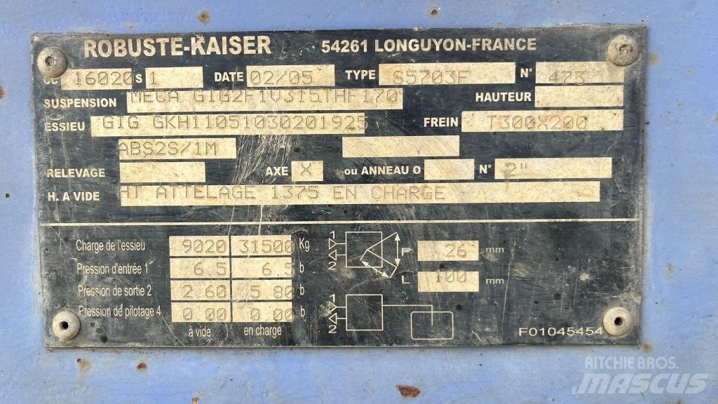 Kaiser TPSL Autotreileri