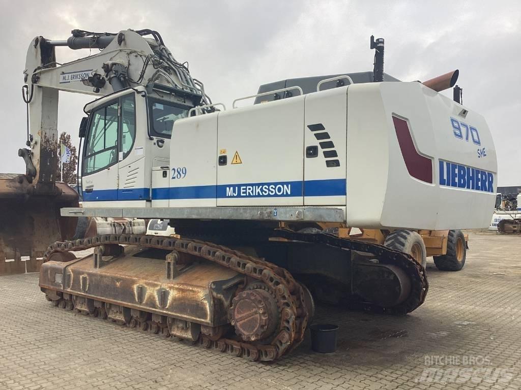 Liebherr R970 SME Kāpurķēžu ekskavatori