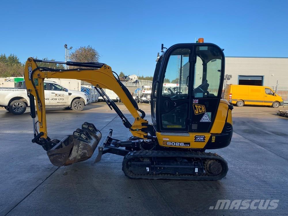 JCB 8026 Mini ekskavatori < 7 t