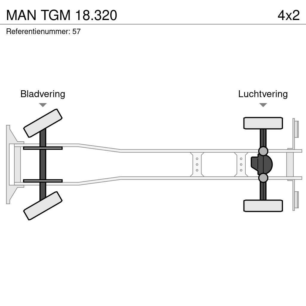 MAN TGM 18.320 Treileri ar āķi
