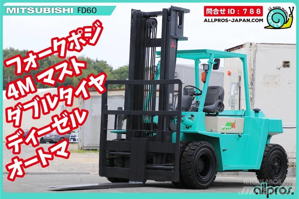 Mitsubishi FD60 Tehnika ar dīzeļa dzinēju