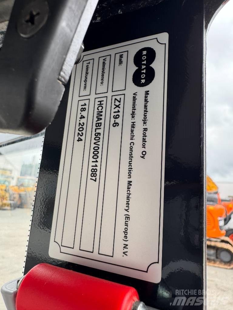 Hitachi ZX 19-6 CR Mini ekskavatori < 7 t