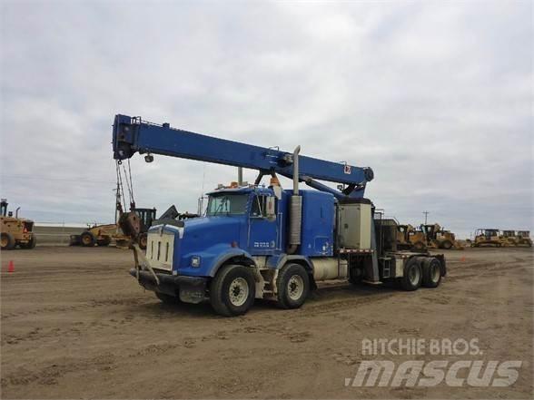 Kenworth T800B Smagās mašīnas ar celtni