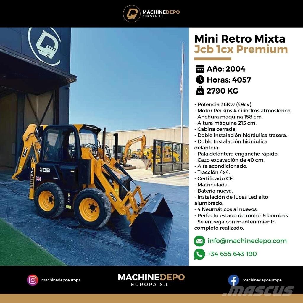 JCB 1 CX Ekskavatori-iekrāvēji