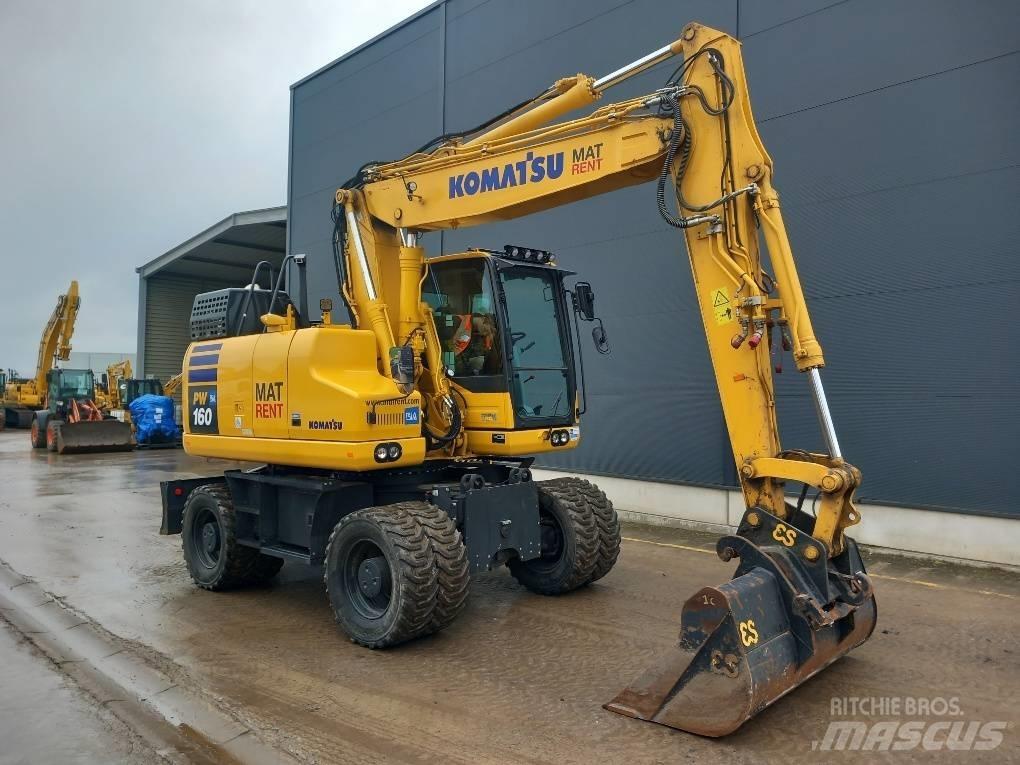 Komatsu PW160-11E0 Ekskavatori uz riteņiem