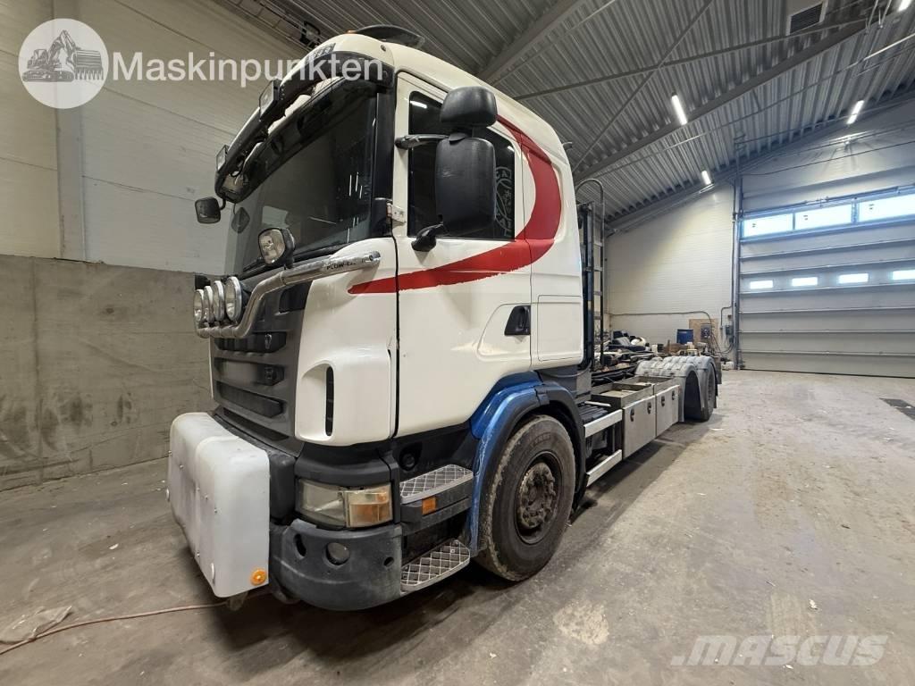 Scania Lastväxlare Treileri ar āķi