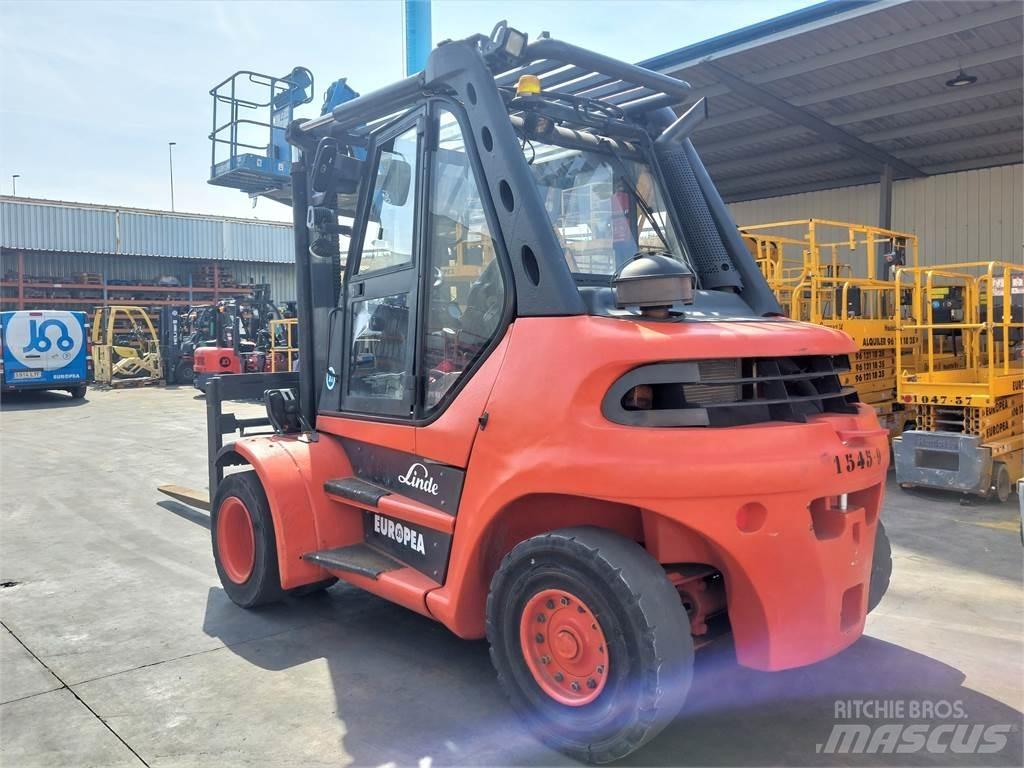 Linde H80D 03 Tehnika ar dīzeļa dzinēju