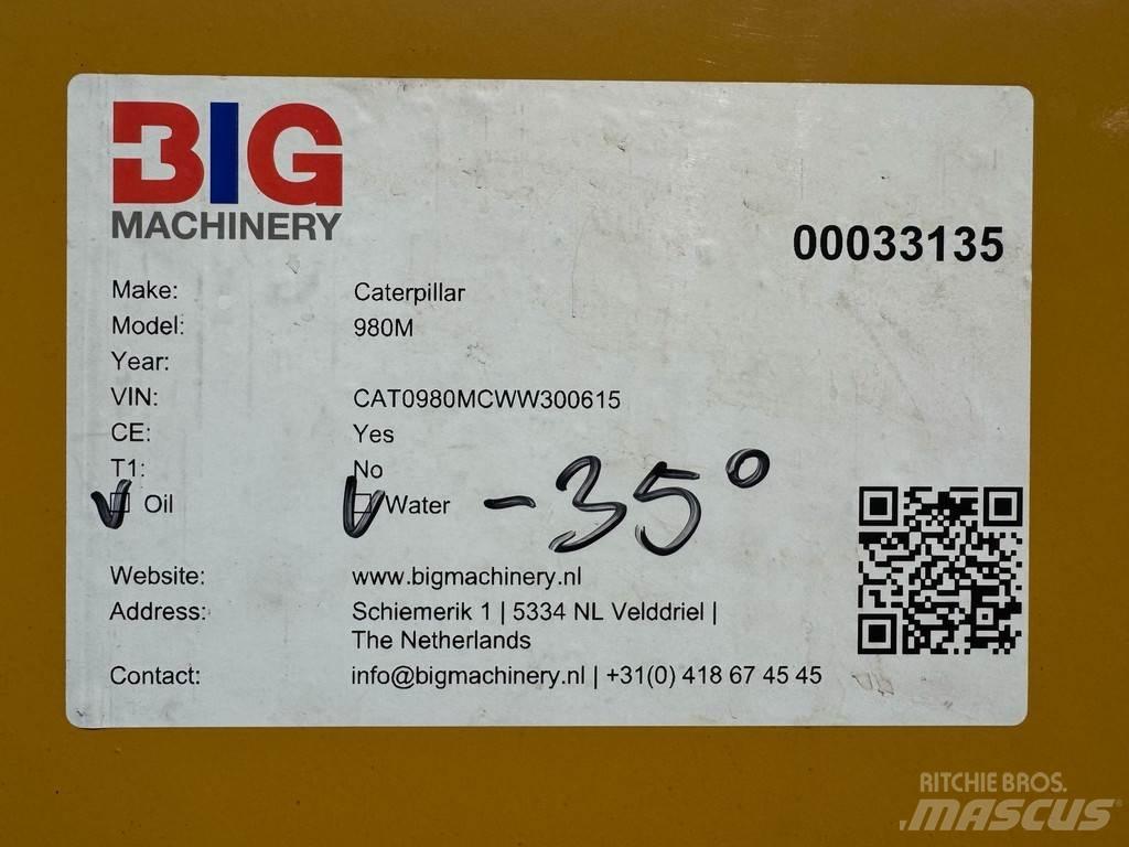 CAT 980M Iekrāvēji uz riteņiem