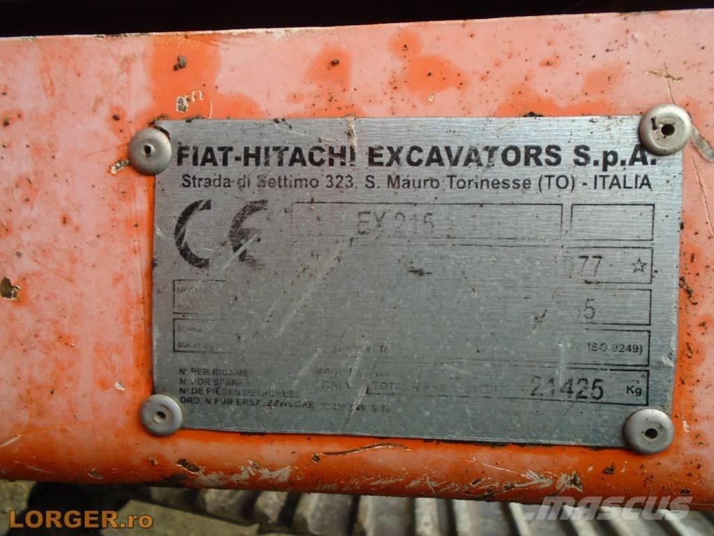 Fiat-Hitachi EX 215 Kāpurķēžu ekskavatori