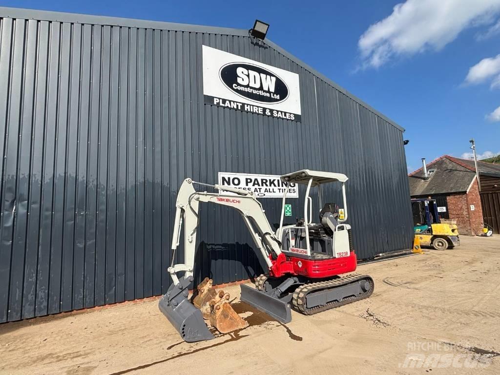 Takeuchi TB 23 R Mini ekskavatori < 7 t