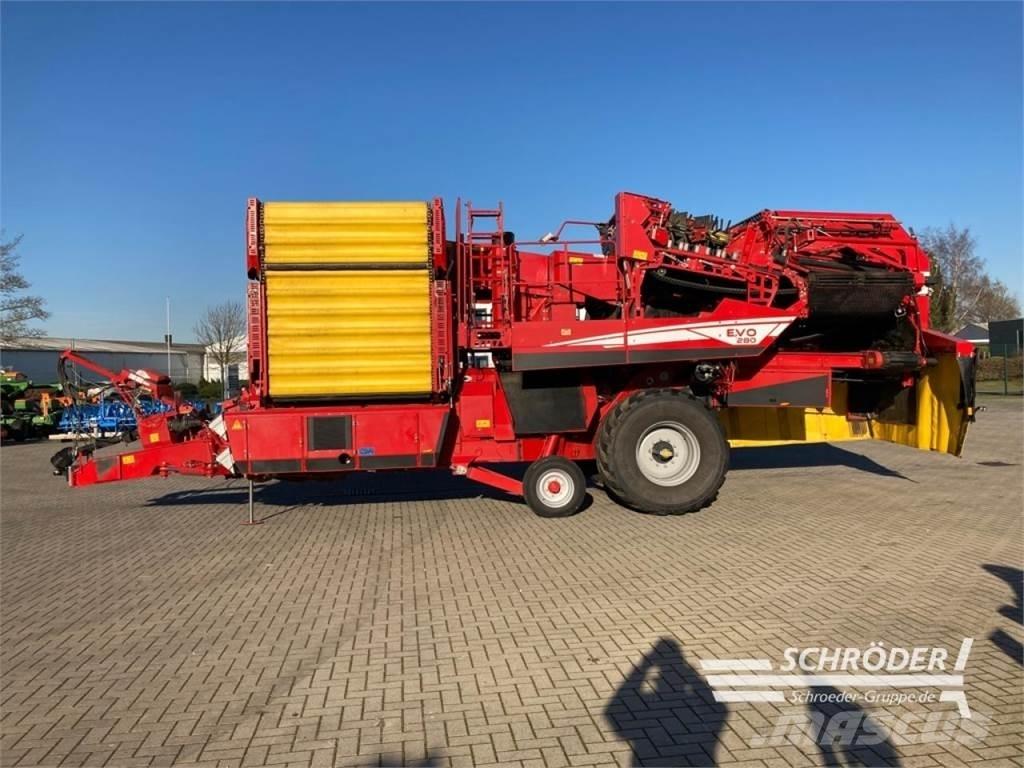 Grimme EVO 280 Kartupeļu novākšanas kombaini