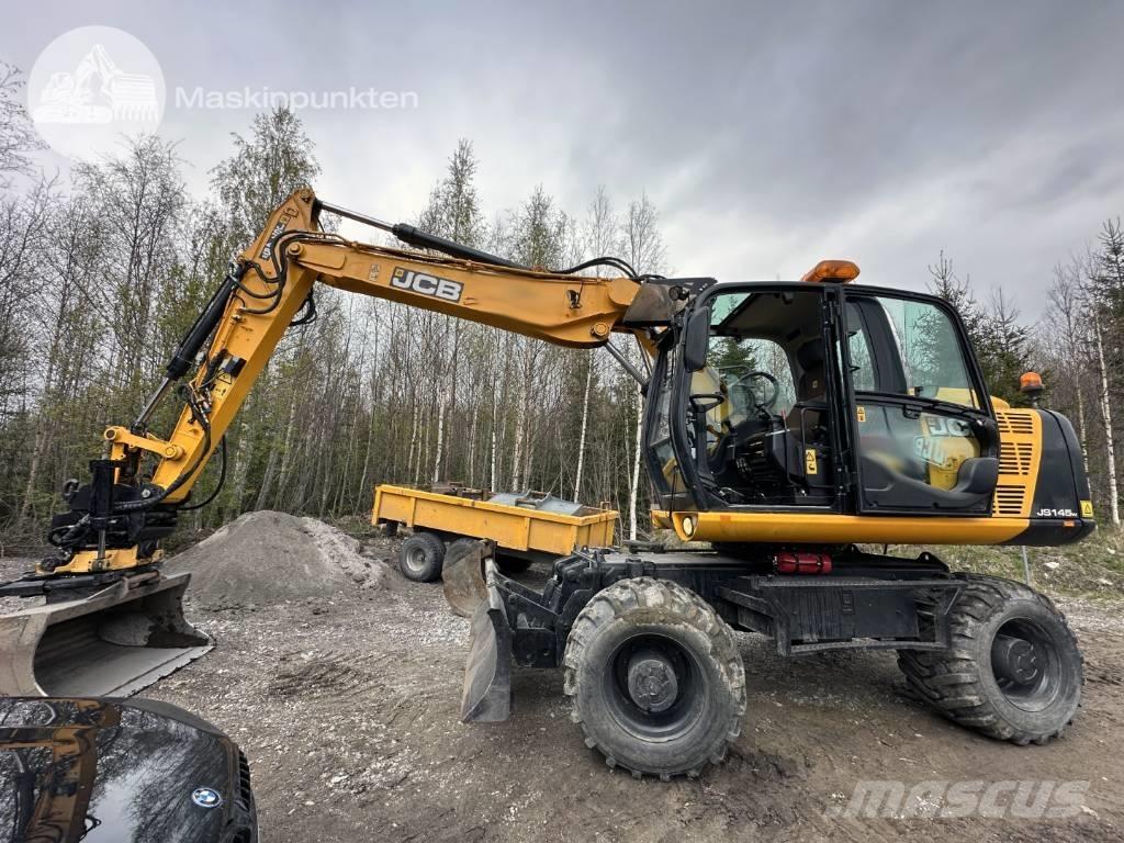 JCB JS 145 W Ekskavatori uz riteņiem
