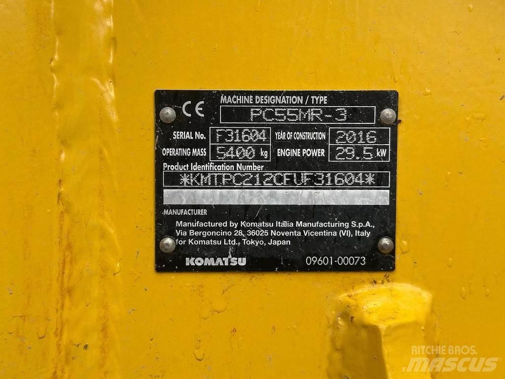 Komatsu PC55-MR3 Mini ekskavatori < 7 t