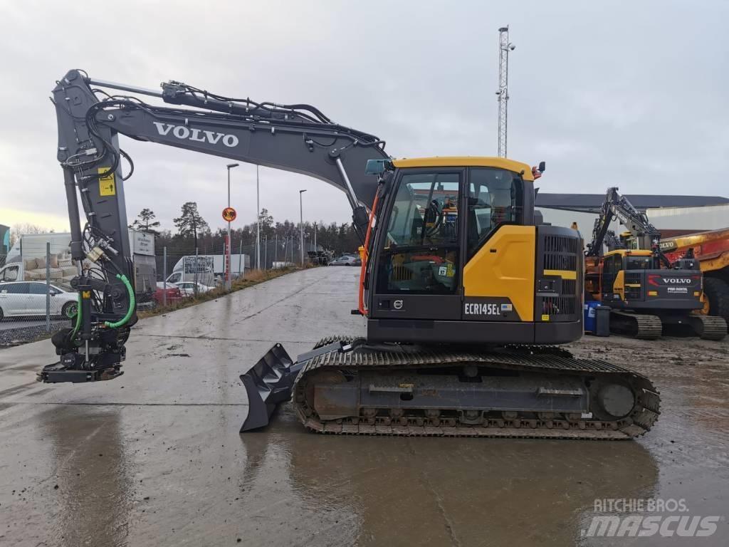Volvo ECR145EL Kāpurķēžu ekskavatori