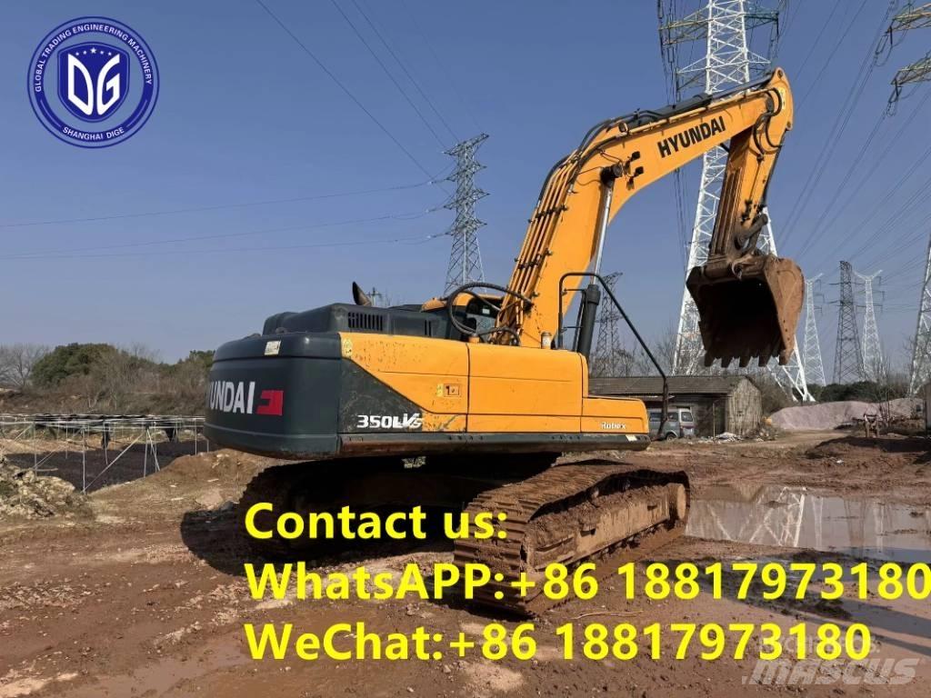 Hyundai R350LVS Kāpurķēžu ekskavatori