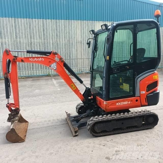 Kubota KX 018-4 Mini ekskavatori < 7 t