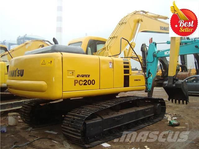 Komatsu PC 200 Kāpurķēžu ekskavatori