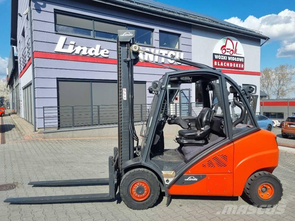 Linde H35D-02 Tehnika ar dīzeļa dzinēju
