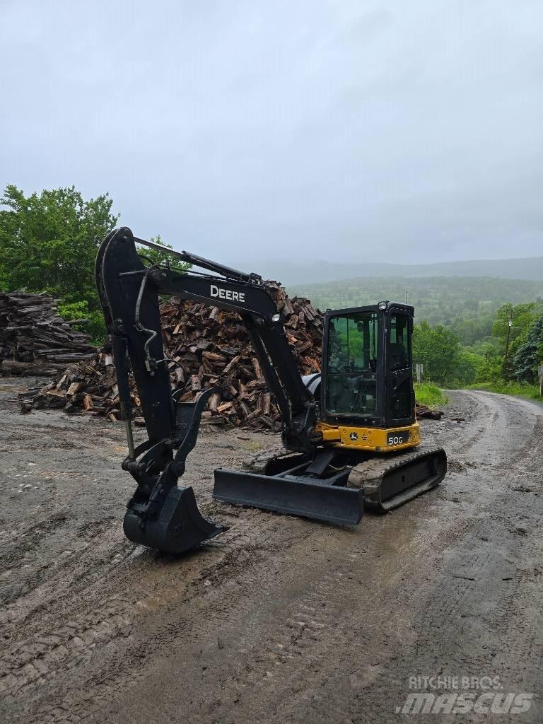DEERE 50G Mini ekskavatori < 7 t