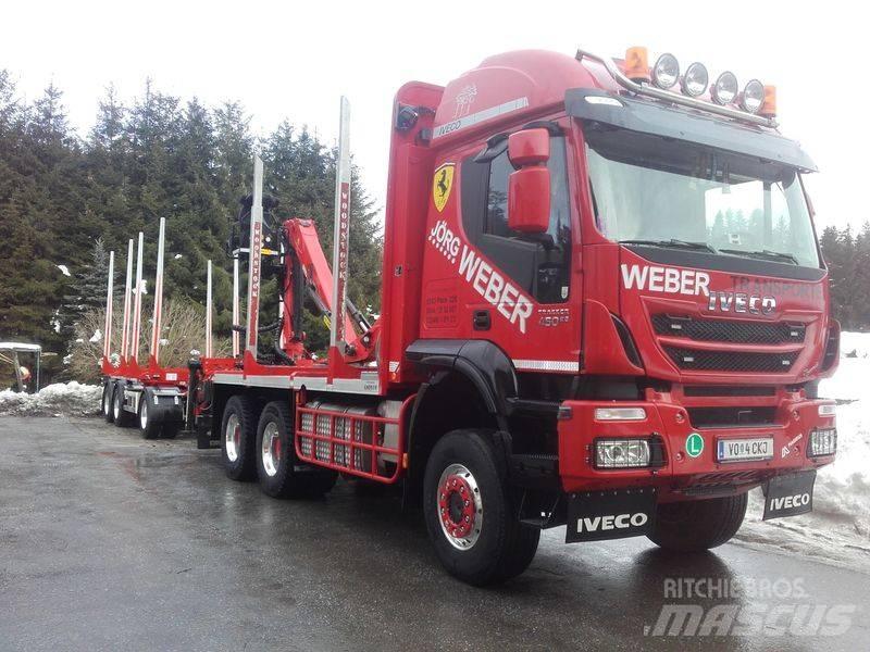 Iveco Trakker 450 Smagās mašīnas ar celtni