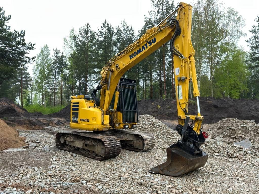 Komatsu PC138US-11 Kāpurķēžu ekskavatori