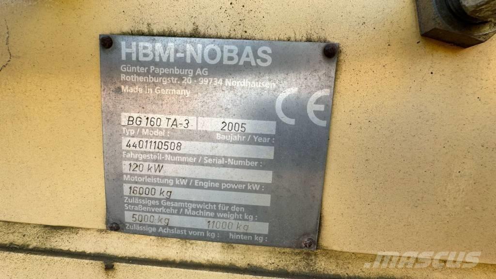 HBM-Nobas GB160TA-3 Greideri