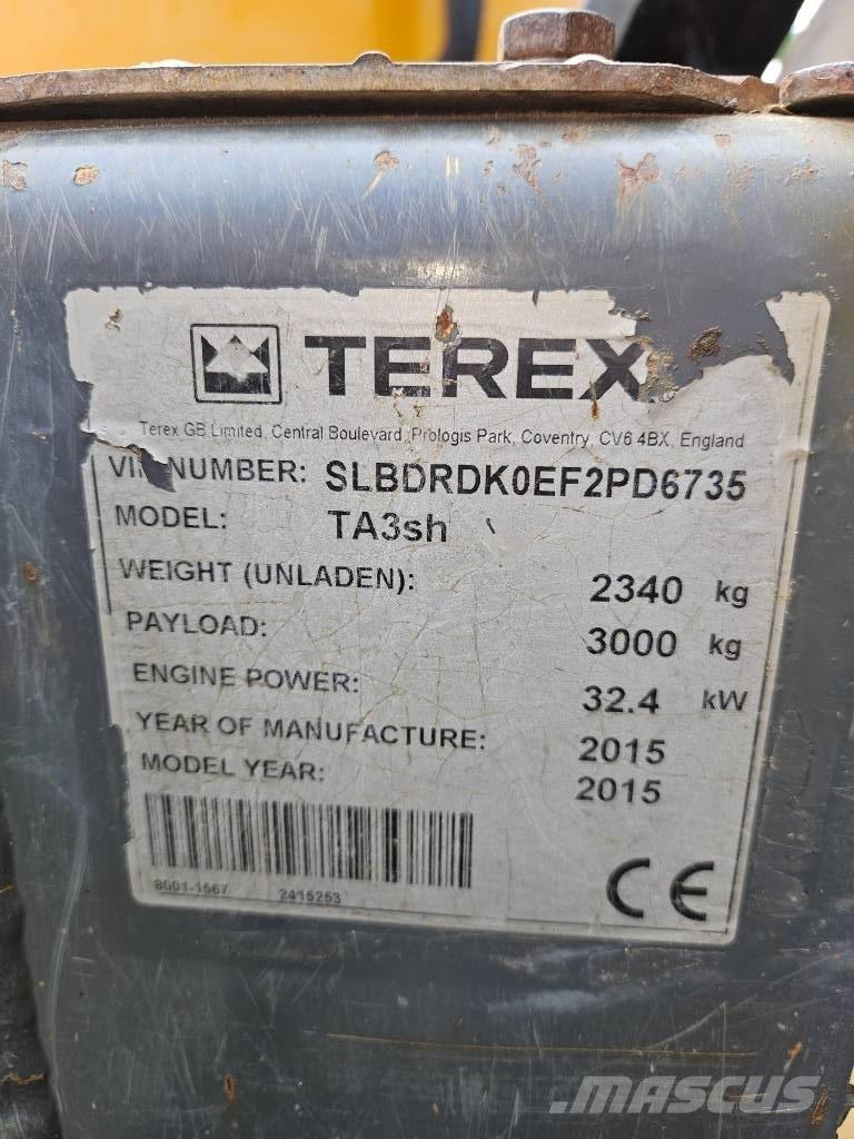 Terex TA 3SH Mini pašizgāzēji