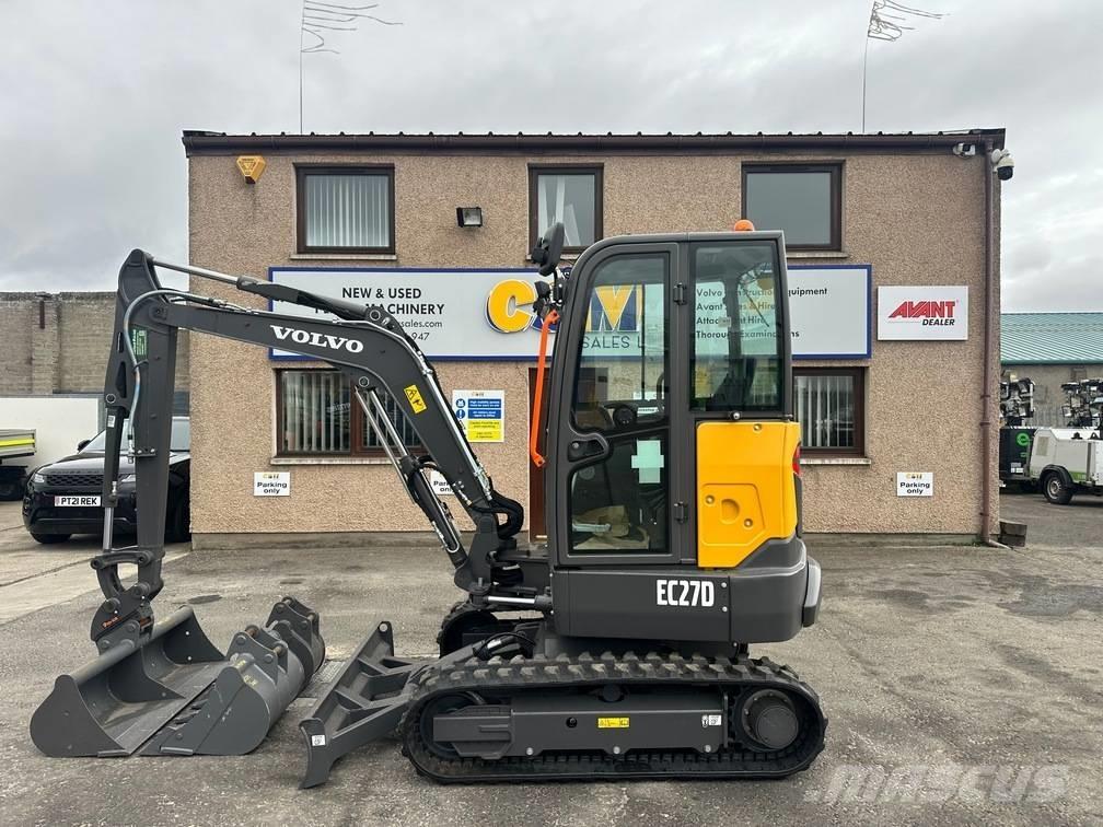 Volvo EC 27 D Mini ekskavatori < 7 t