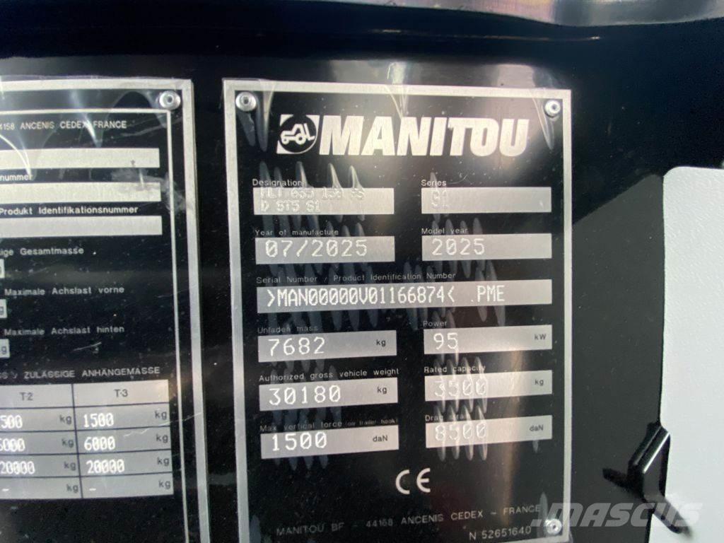 Manitou MLT635 Teleskopiskie manipulatori