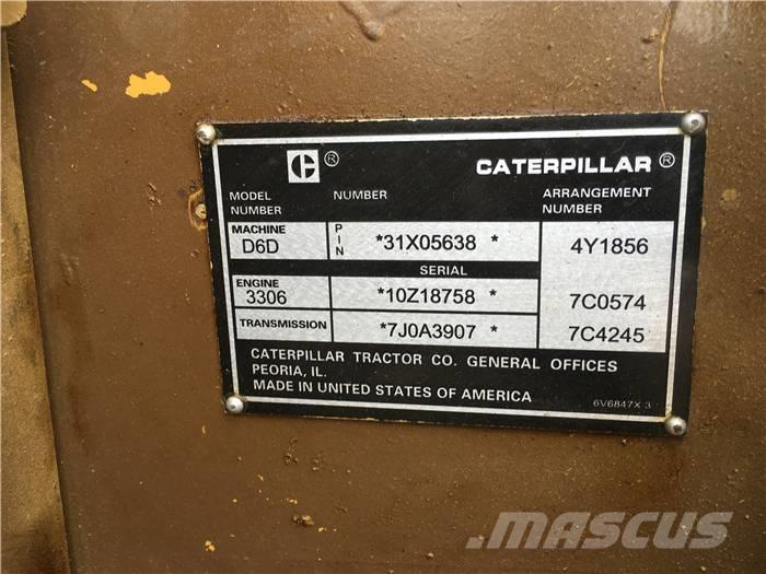 CAT D 6 D Kāpurķēžu buldozeri