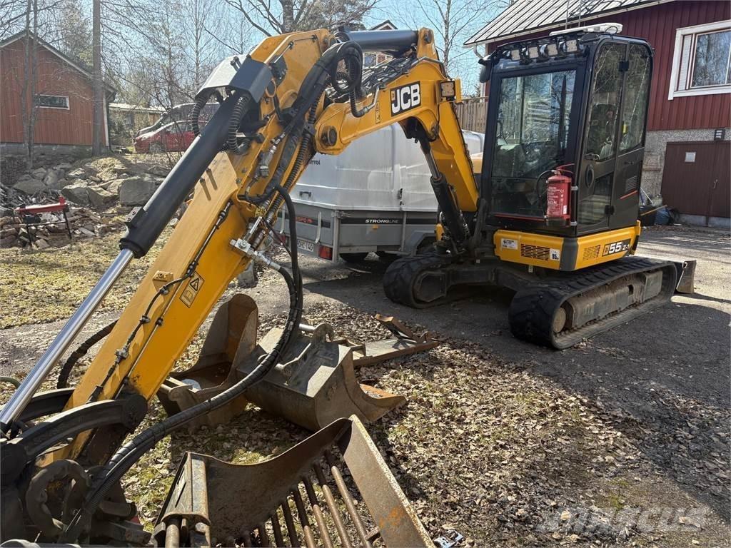 JCB 55Z-1 T3 Kāpurķēžu ekskavatori