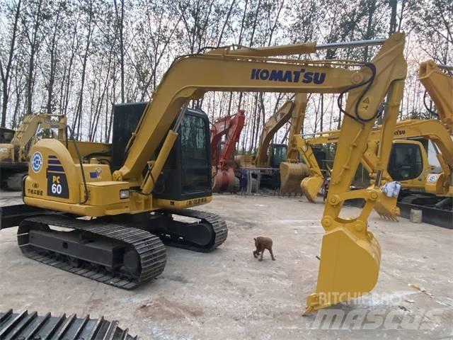 Komatsu PC60-8 Kāpurķēžu ekskavatori