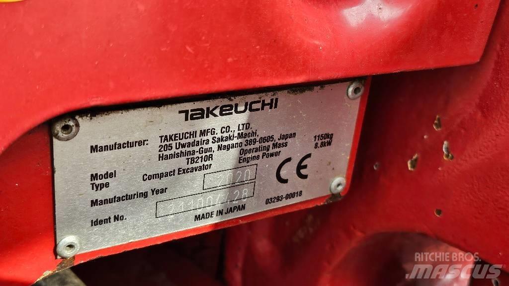 Takeuchi TB 210 R Mini ekskavatori < 7 t