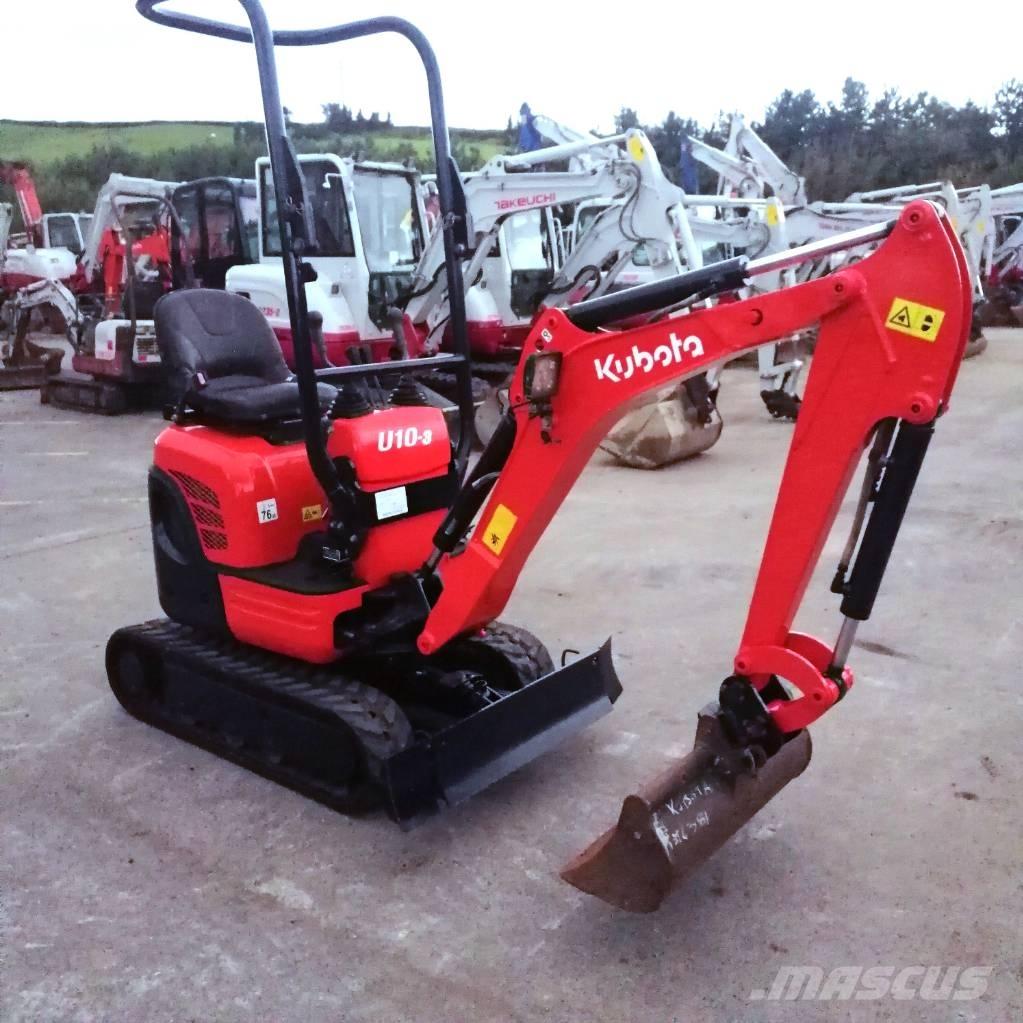 Kubota U 10-3 Mini ekskavatori < 7 t