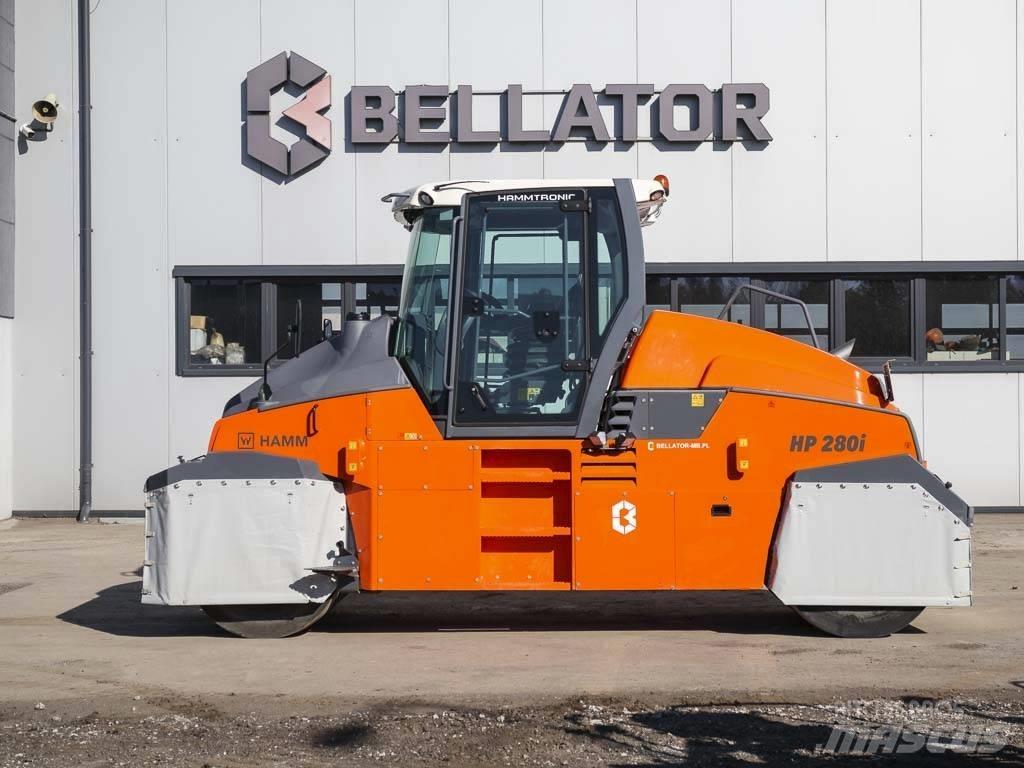 Hamm HP 280 i Pneimatiskie veltņi
