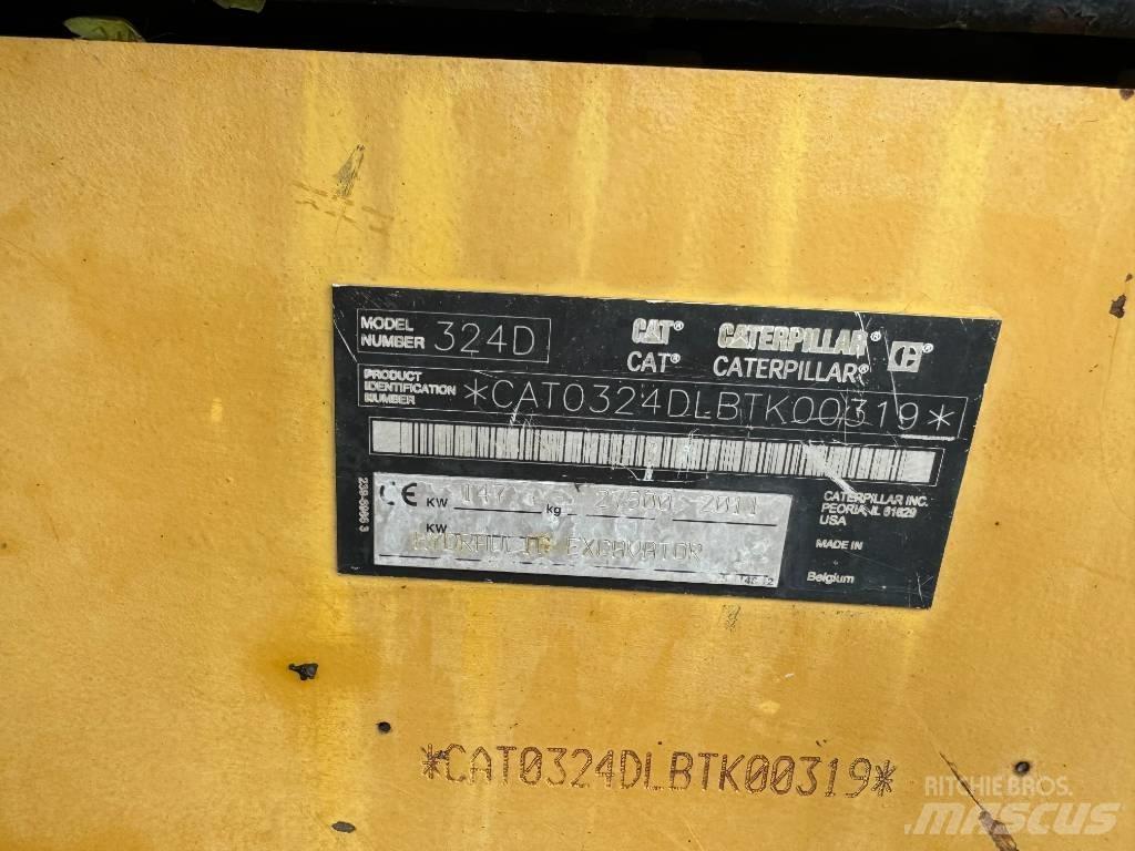 CAT 324 D L Kāpurķēžu ekskavatori