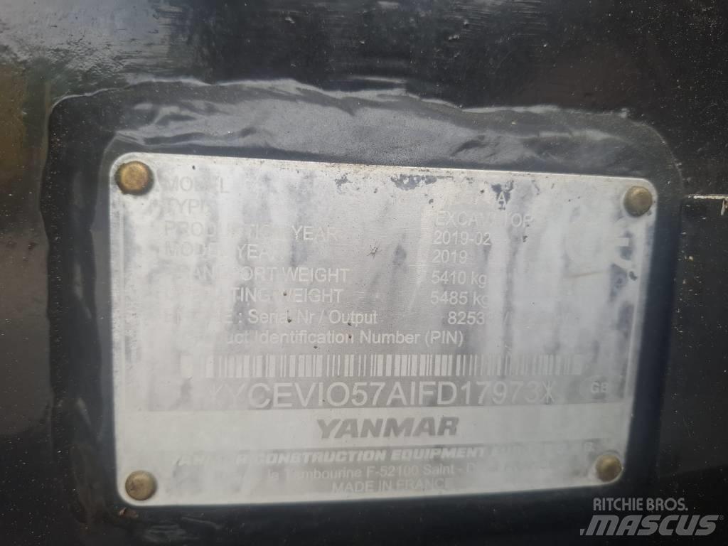 Yanmar Vio 57-6A Mini ekskavatori < 7 t