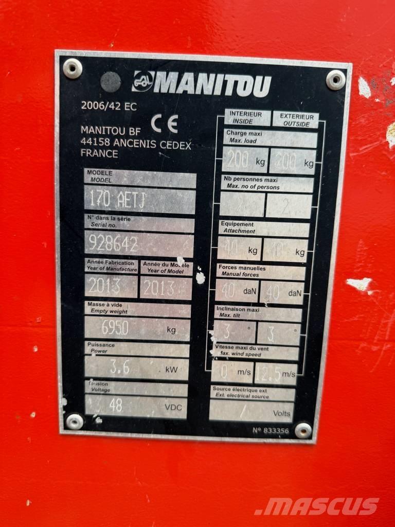 Manitou 170 AETJ Strēles pacēlāji