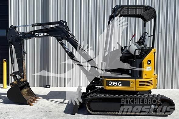 John Deere 26G Mini ekskavatori < 7 t