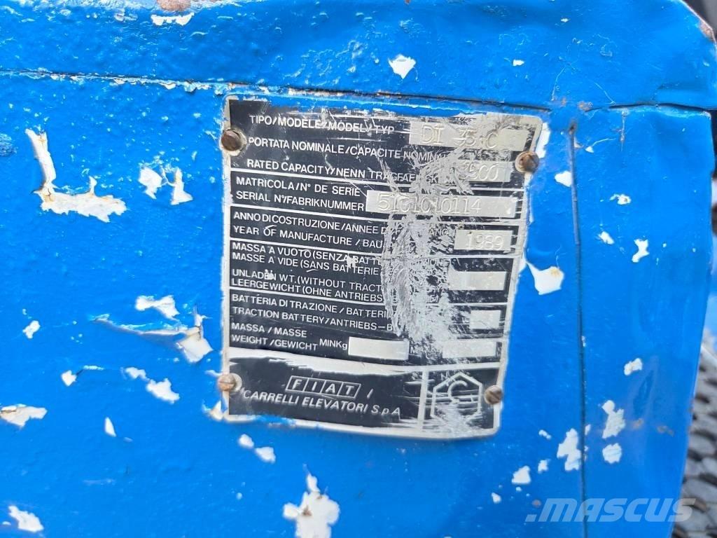 Fiat DI 35 C Tehnika ar dīzeļa dzinēju