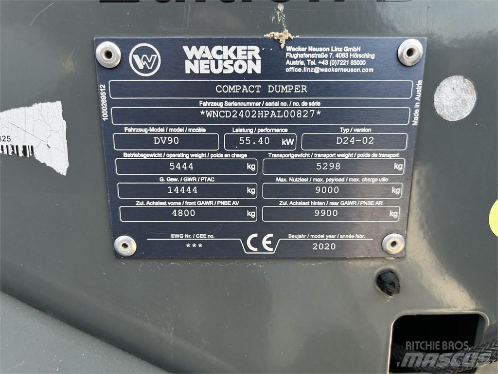 Wacker Neuson DV 90 Karjeras kravas automašīnas