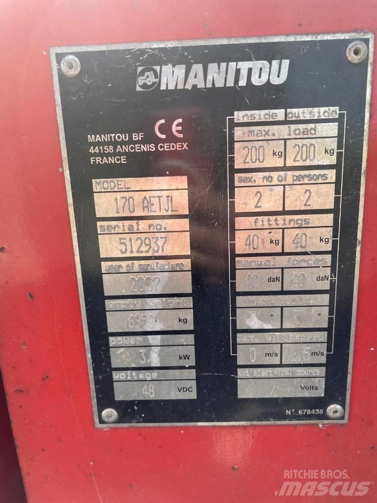 Manitou 170 AETJL Strēles pacēlāji