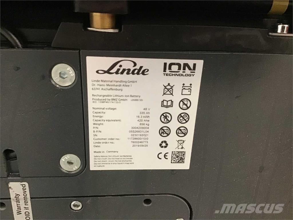 Linde E16 ION Elektriskie iekrāvēji
