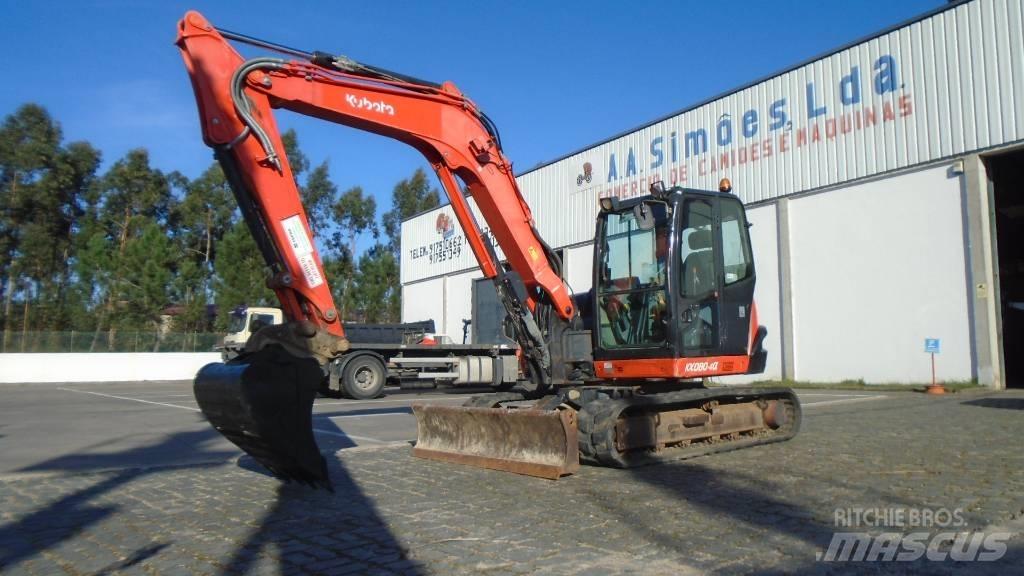 Kubota KX 080-4 Vidēja lieluma ekskavatori 7 t - 12 t